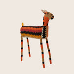Large Orange Striped Beaded Antelope
