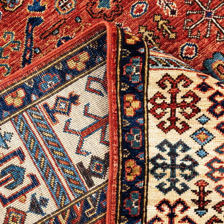 Red Traditional Serapi Wool Rug - 6' x 8'11"
