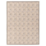 Grey Swedish Inspired Flatweave Wool Rug - 6' x 8'10"