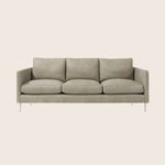 Hannah Leather 86" Three Seat Sofa