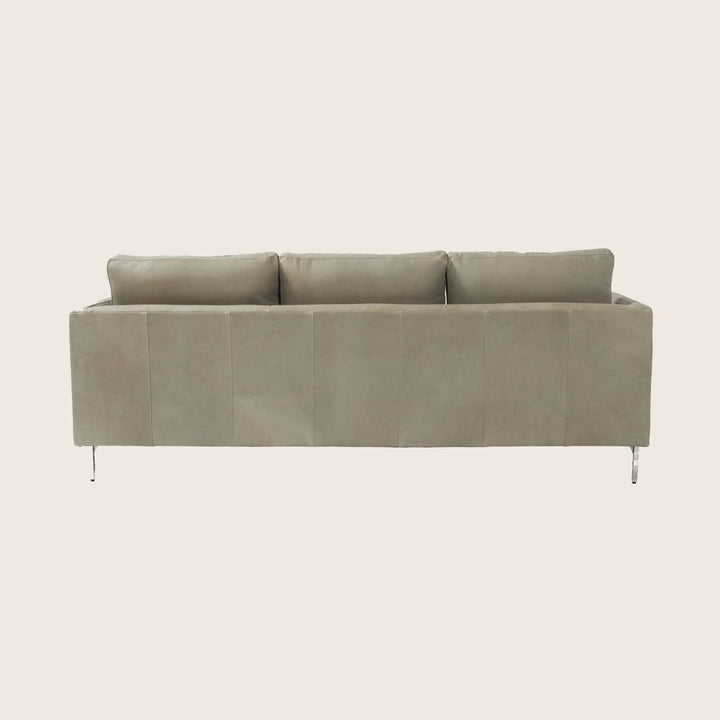 Hannah Leather 86" Three Seat Sofa
