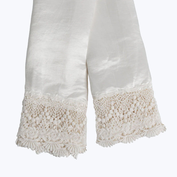 Image for Paloma Lace Trim Pillowcase