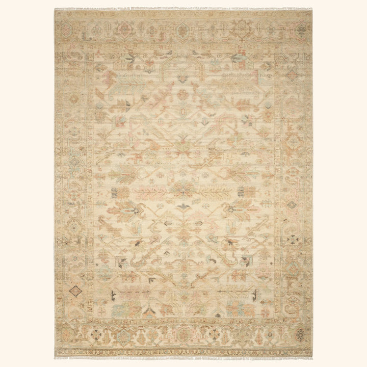 Traditional Essentials Wool Rug Beige / 8' x 10'
