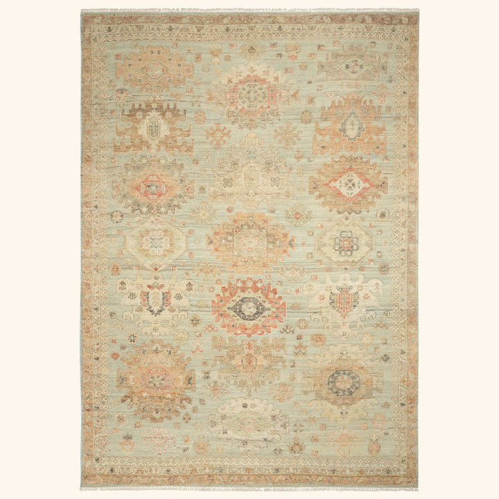 Traditional Essentials Wool Rug Light Blue / 8' x 10'