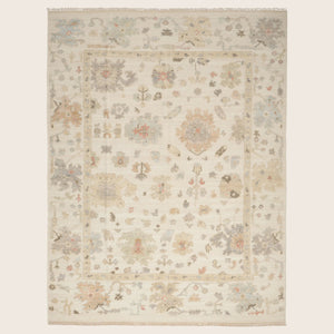 Traditional Wool Rug Ivory / 9' x 12' - hover