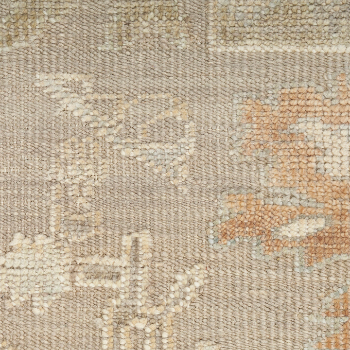 Taupe Essentials Traditional Wool Cotton Blend Rug