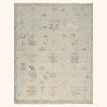 Light Blue Essentials Wool Cotton Blend Rug