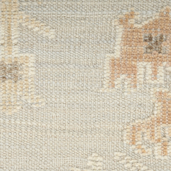 Light Blue Essentials Wool Cotton Blend Rug