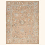 Traditional Wool Rug Dusty Mauve / 9' x 12'