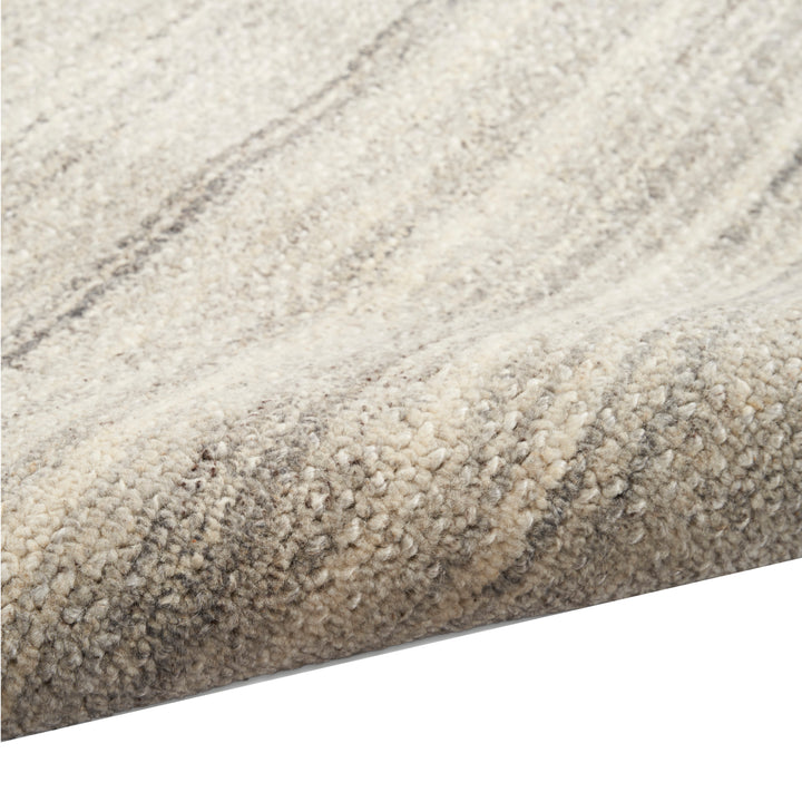 Textured Wool Blend Rug Grey / 9'9" x 13'9"
