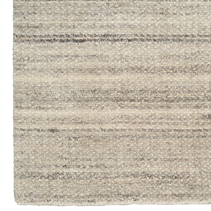 Textured Wool Blend Rug Grey / 9'9" x 13'9"