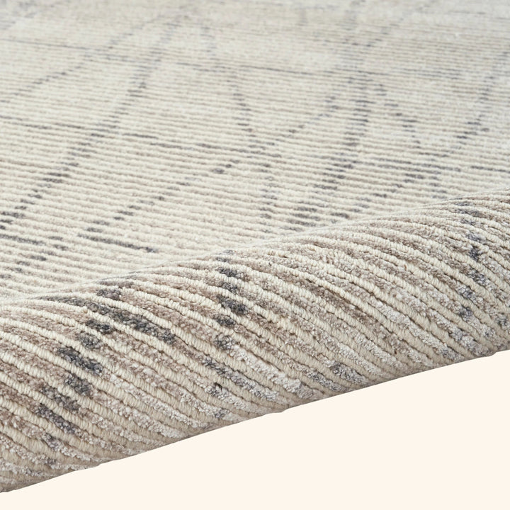 Stone Contemporary Wool Blend Rug 5'6" x 7'5