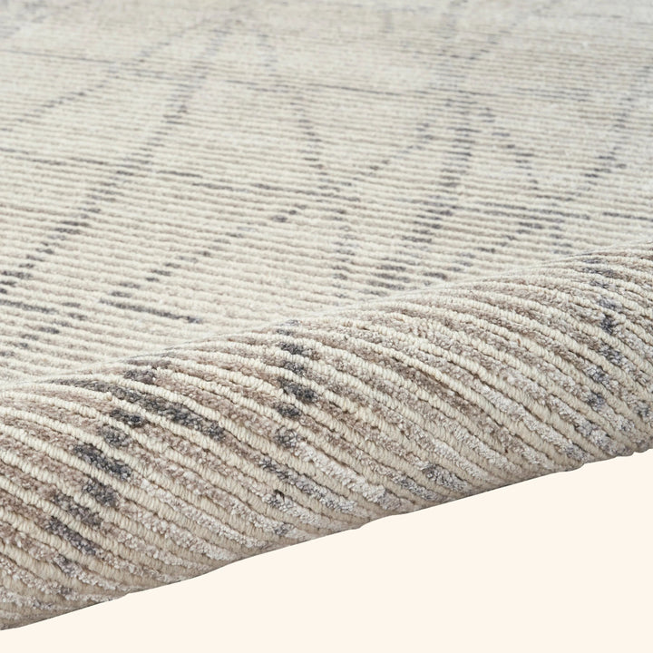 Stone Contemporary Wool Blend Rug 9'9" x 13'9"