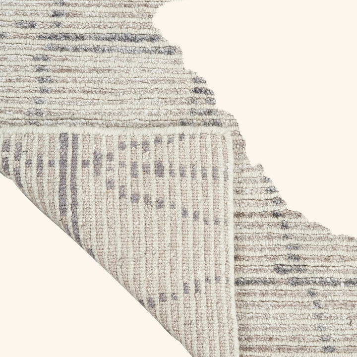 Stone Contemporary Wool Blend Rug 9'9" x 13'9"