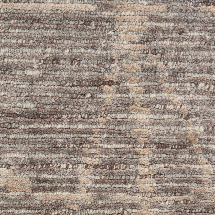 Contemporary Wool Blend Rug Sand / 7'9" x 9'9"