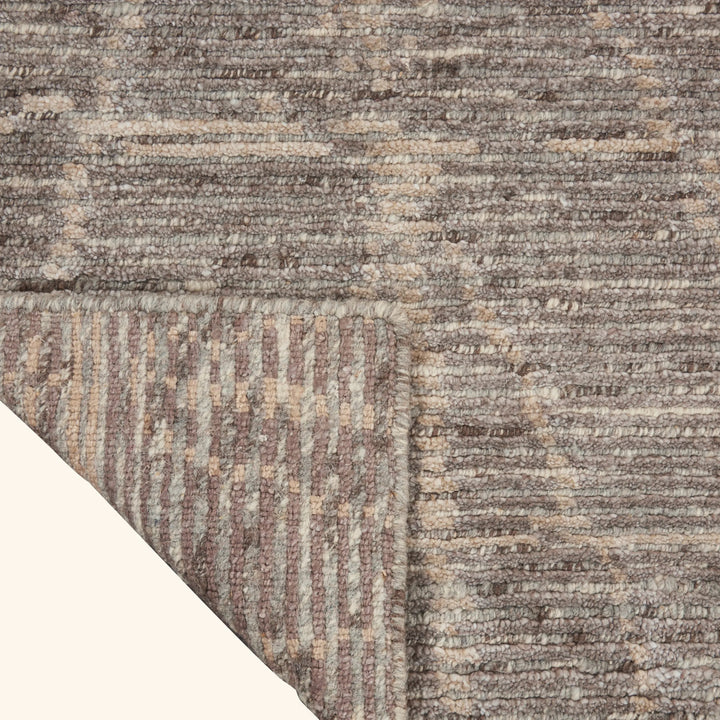 Contemporary Wool Blend Rug Sand / 7'9" x 9'9"