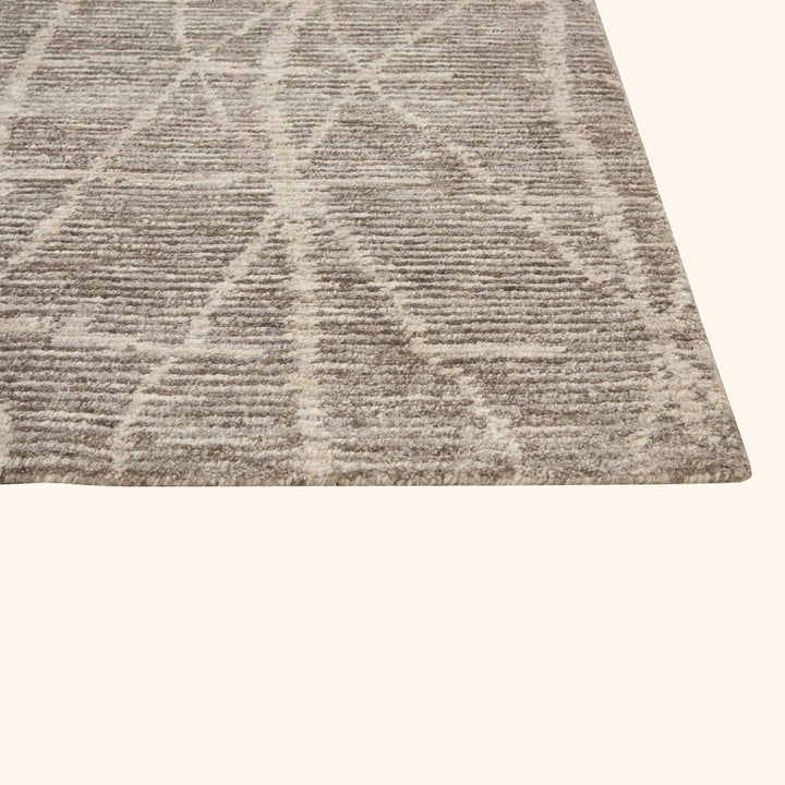 Contemporary Wool Blend Rug Sand / 5'6" x 7'5"