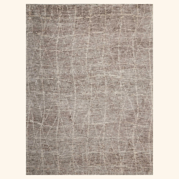 Contemporary Wool Blend Rug Sand / 9'9" x 13'9"