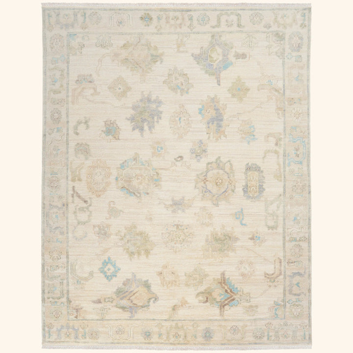 Ivory Multi Traditional Essentials Wool Rug 8'6" x 11'6"