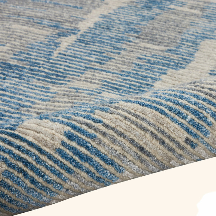 Contemporary Essentials Wool Blend Rug Blue / 5'6" x 7'5"