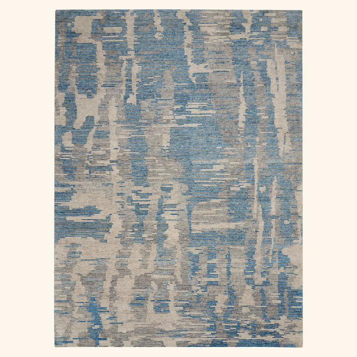 Contemporary Essentials Wool Blend Rug Blue / 7'9" x 9'9"
