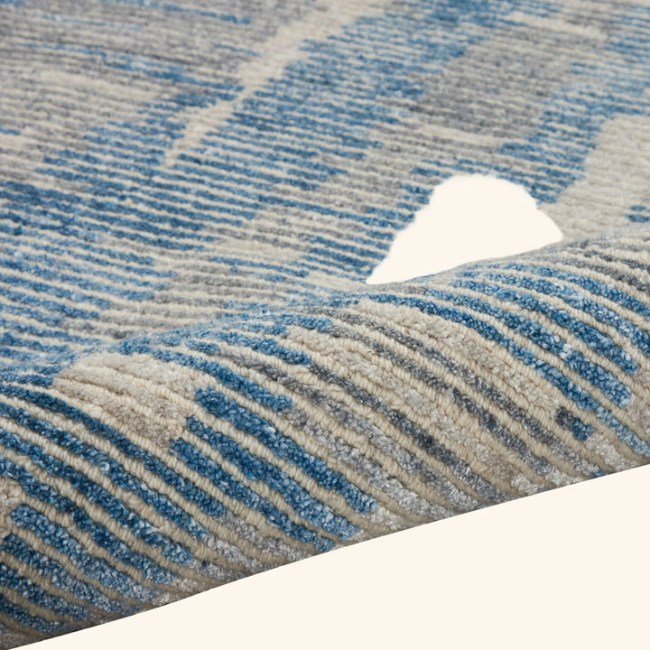 Contemporary Essentials Wool Blend Rug Blue / 7'9" x 9'9"