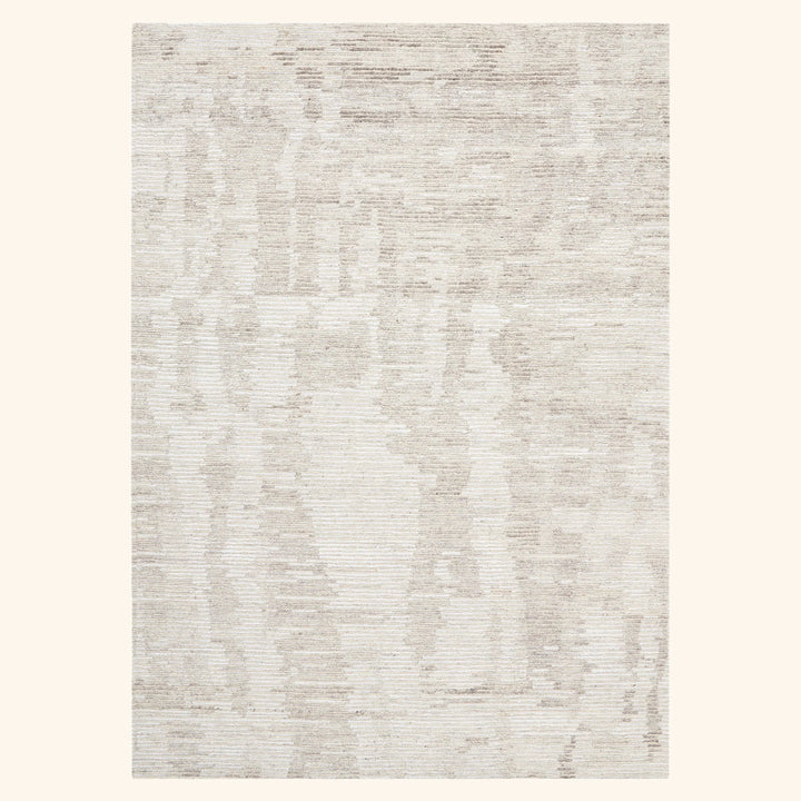 Contemporary Essentials Wool Blend Rug Ivory Grey / 5'6" x 7'5"