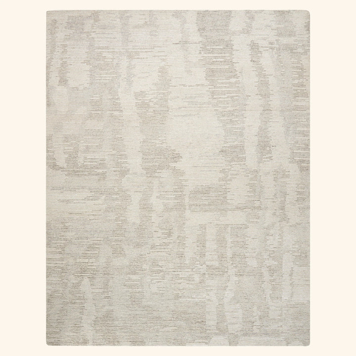 Contemporary Essentials Wool Blend Rug Ivory Grey / 7'9" x 9'9"