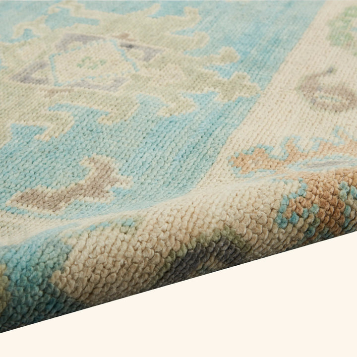 Blue Multi Traditional Essentials Wool Rug 5'6" x 8'