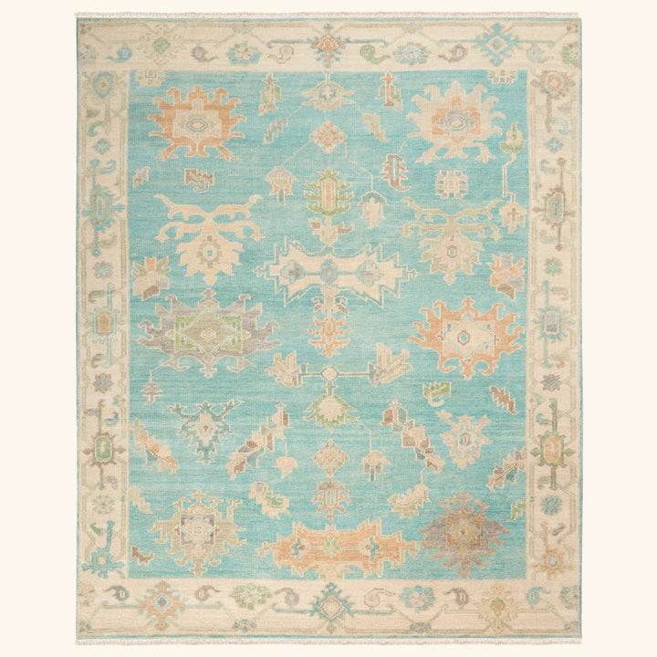 Blue Multi Traditional Essentials Wool Rug 8'6" x 11'6"