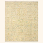 Green Traditional Essentials Wool Rug 7'9" x 9'9"