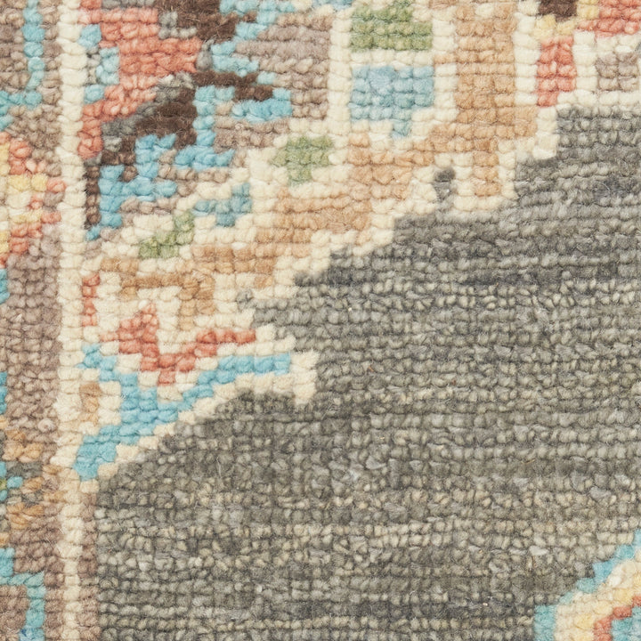 Dark Grey Multi Traditional Essentials Wool Rug 8'6" x 11'6"