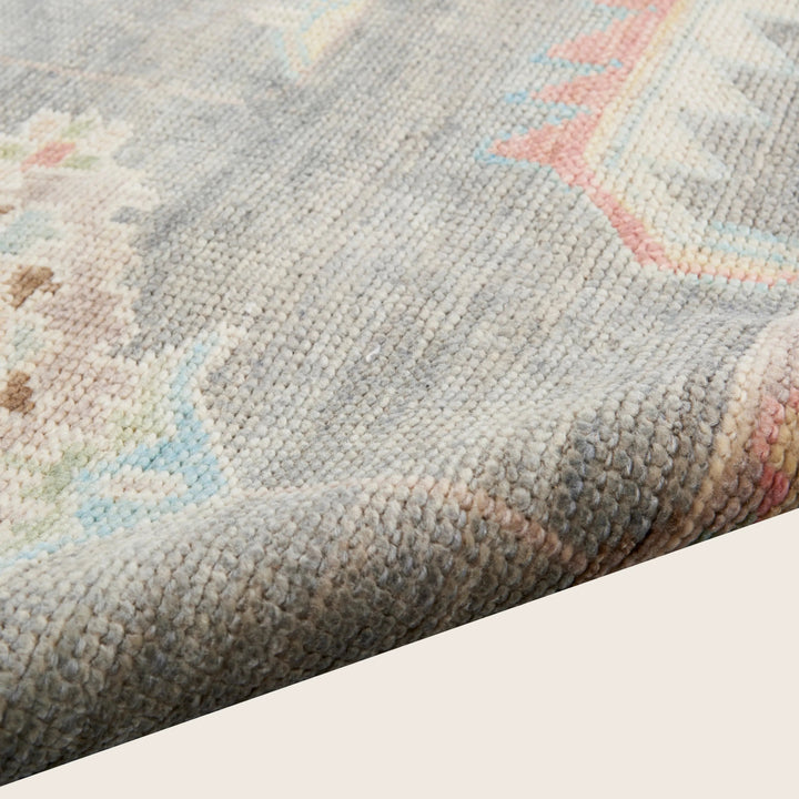Dark Grey Multi Traditional Essentials Wool Rug 8'6" x 11'6"