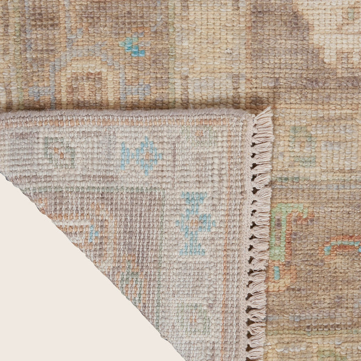 Traditional Essentials Wool Rug Ivory Mocha / 5'6" x 8'