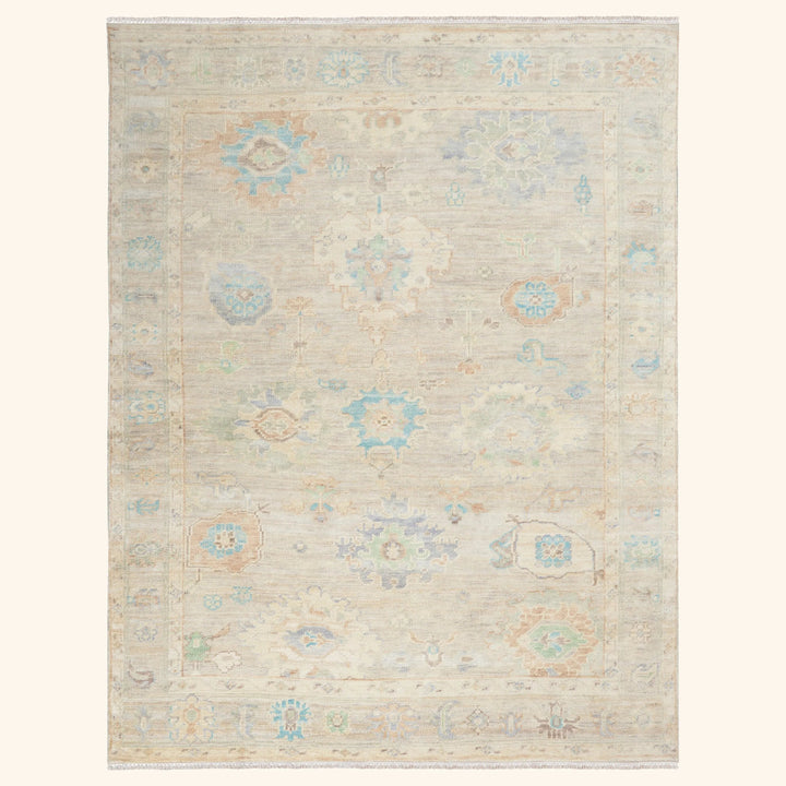 Ivory Multi Traditional Essentials Wool Rug 8'6" x 11'6"