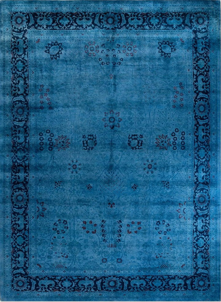 Blue Samsara Wool Rug - 10'2" x 13'10"