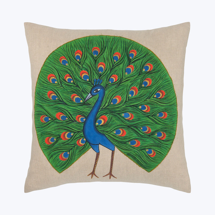 Majestic Peacock Pillow
