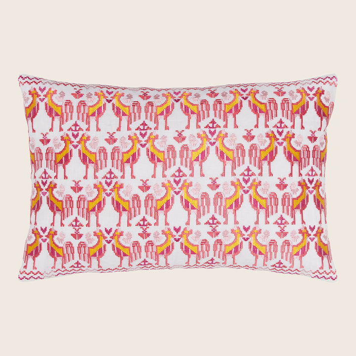 Usha Azalea Lumbar Pillow