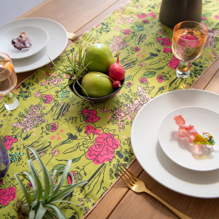 Image for Green Doodle Table Runner