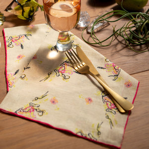 Image for Honey Floral Napkin - hover