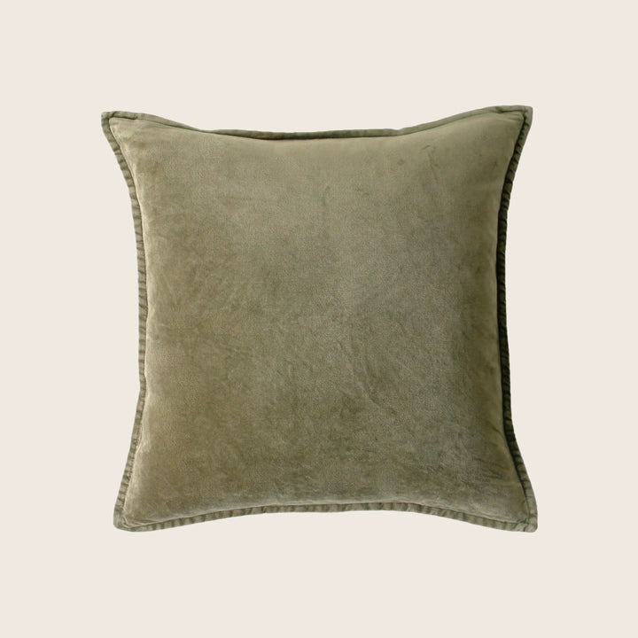 Image for Pip Washed Velvet Ash Pillow
