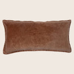 Pip Washed Velvet Wood Pillow