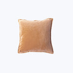 Image for Pip Washed Velvet Caramel Pillow
