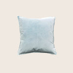 Image for Pip Washed Velvet Aqua Pillow