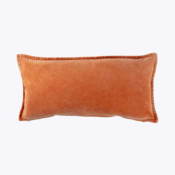 Pip Washed Velvet Ginger Pillow