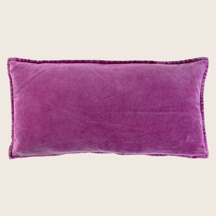 Pip Washed Velvet Toumaline Pillow