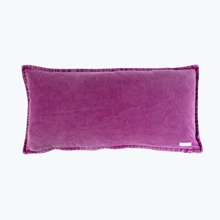 Pip Washed Velvet Toumaline Pillow