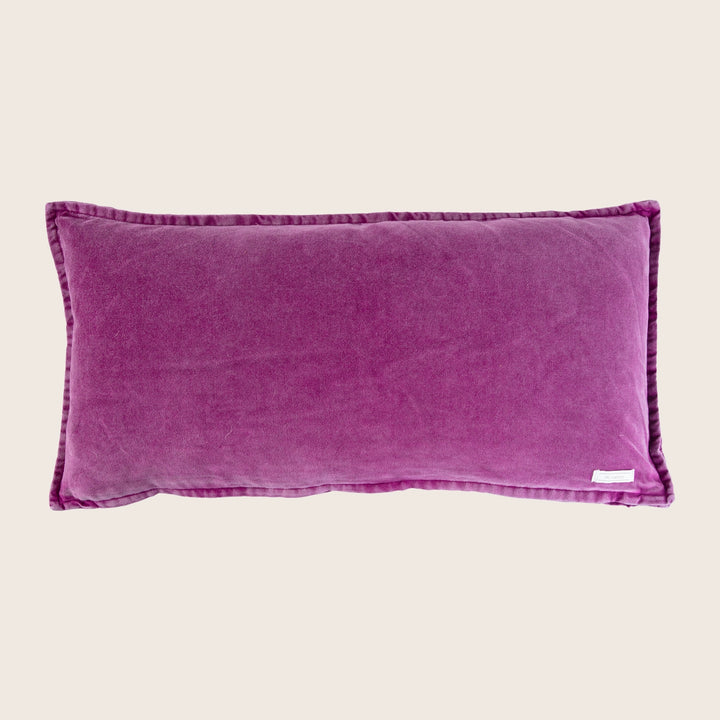 Pip Washed Velvet Toumaline Pillow
