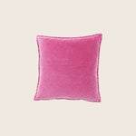 Image for Pip Washed Velvet Bright Pink Pillow
