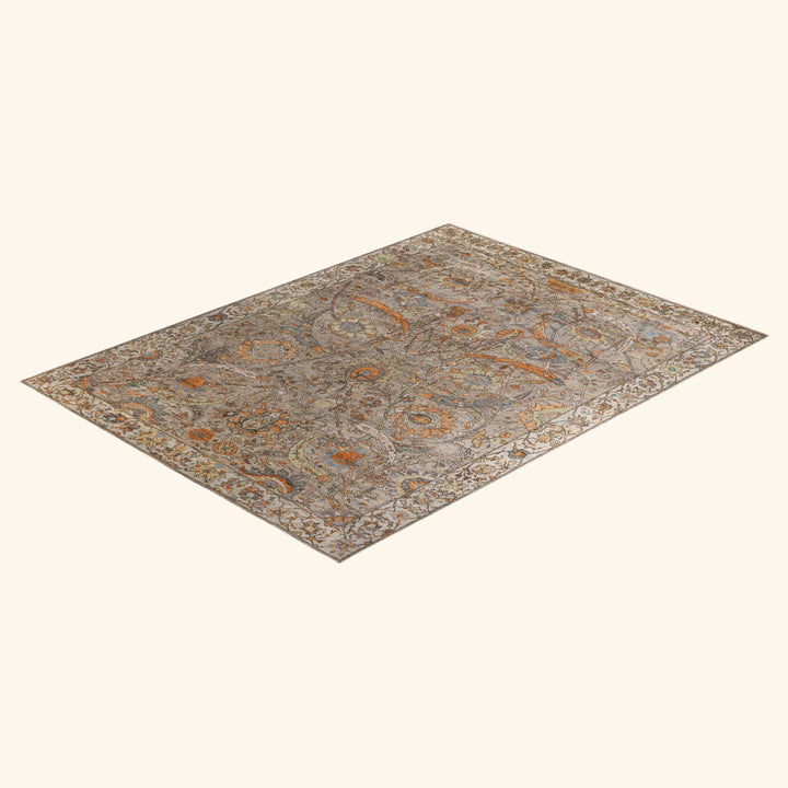 Brown Soluna Traditional Wool Rug - 10'5" x 13'9"